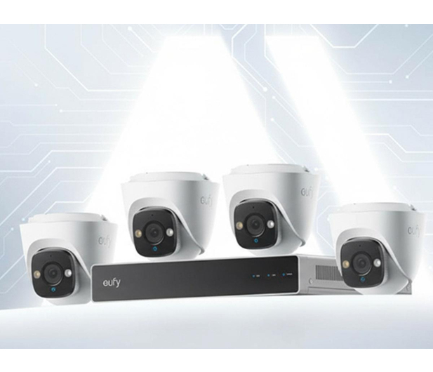 Eufy Zestaw 4 kamer PoE E41 Biały + rejestrator NVR S4 - 1505451 - zdjęcie 8